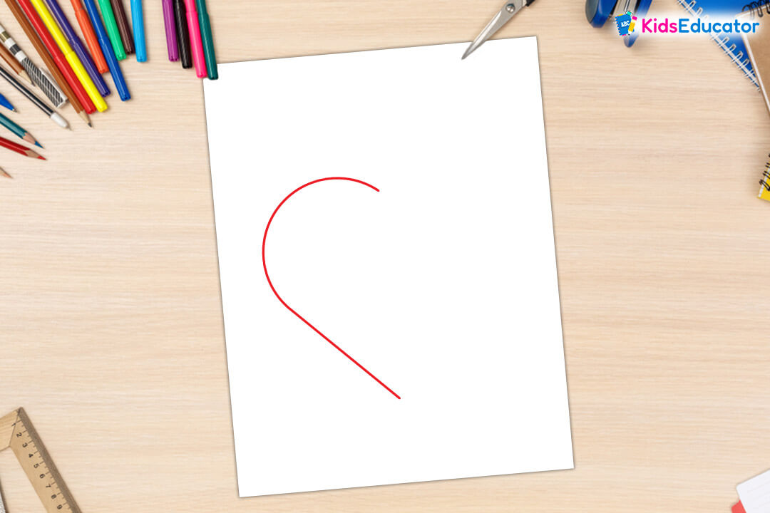 Heart Shape Drawing Starting