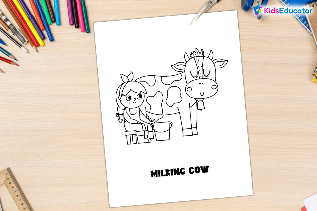 Milking A Cow