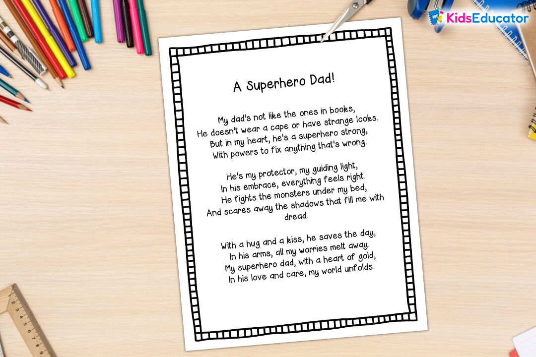 Fathers-Day-poems-for-preschoolers-a-superhero-dad