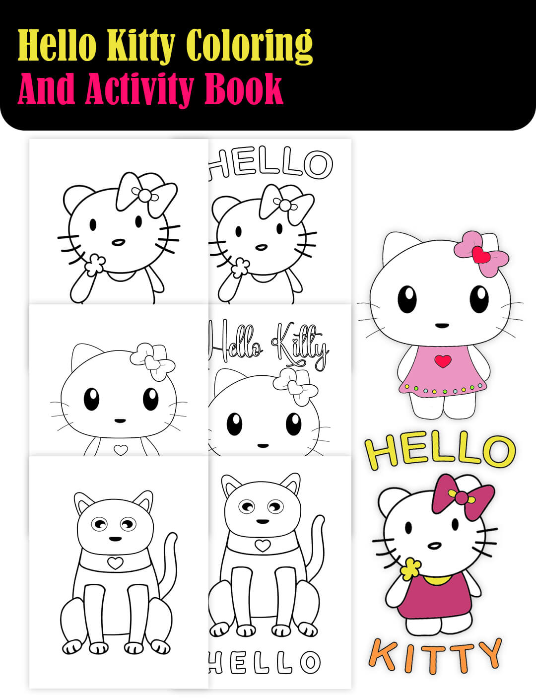 Hello Kitty Coloring And Activity Book: Unleash Your Creativity Now