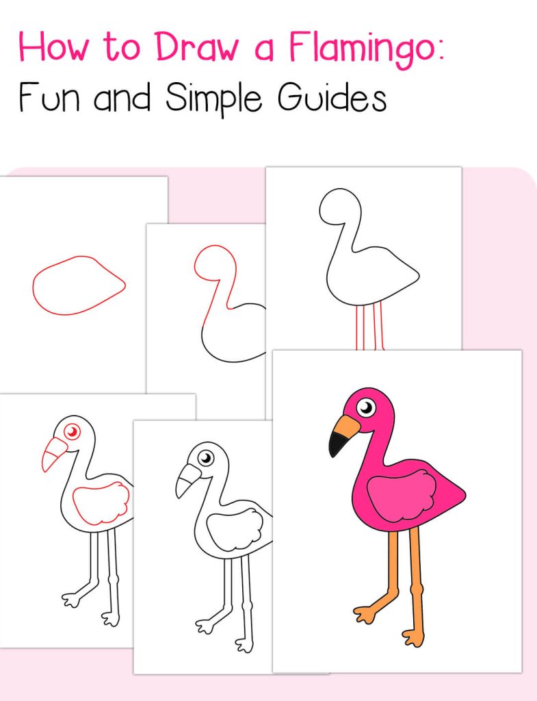 How to Draw a Flamingo