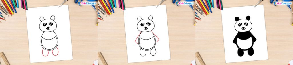 Panda Drawing All in One Step-by-Step