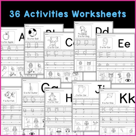 ABC Handwriting Practice Worksheets