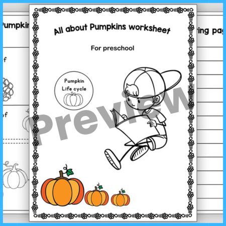 All About Pumpkin Worksheet