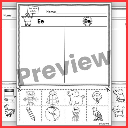 Beginning Sound Sorting Worksheet