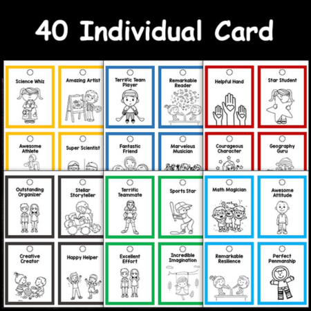 Behavior Management Cards