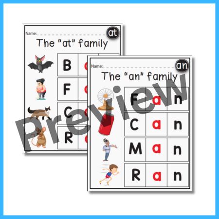 CVC Word Worksheet