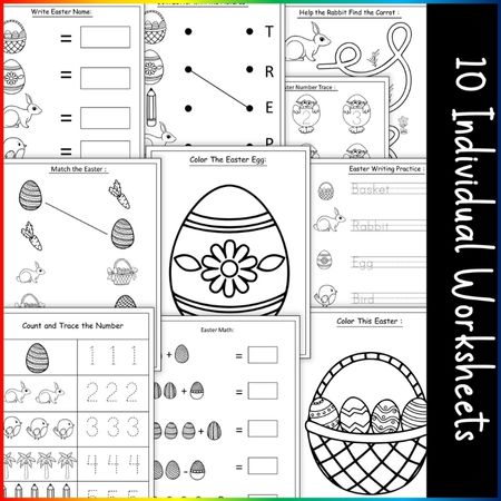 Easter Coloring Book for kids