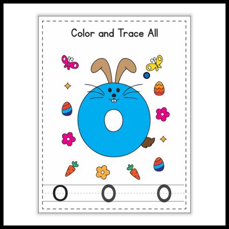 Easter Holiday Coloring Worksheet