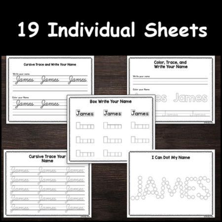 James Name Tracing and Activities