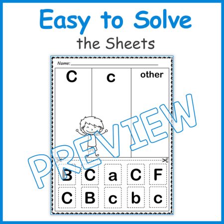 Literacy Center Alphabet Sort Activities and Letter Recognition