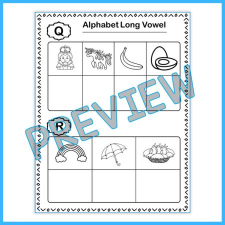 Secrets CVC Word - Short Vowels and Alphabet Sound Practice Worksheets