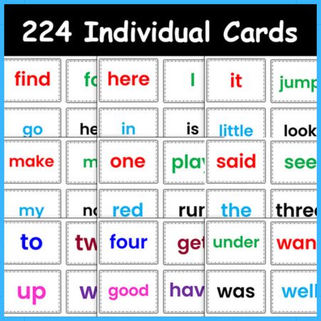 Sight Words Flashcard Activities worksheet