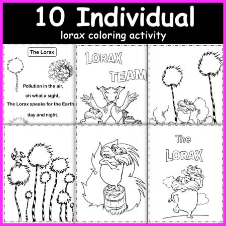 The Lorax Coloring Activities