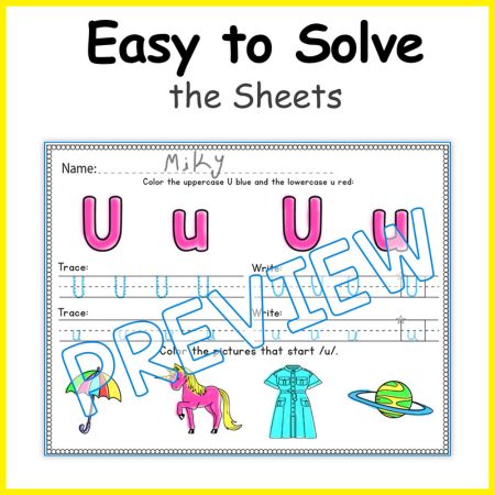 Alphabet Handwriting Worksheets for Kid