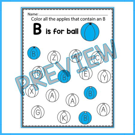 Alphabet Letter Recognition Activities worksheet