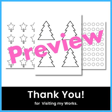 Christmas Tree Craft Activity worksheet