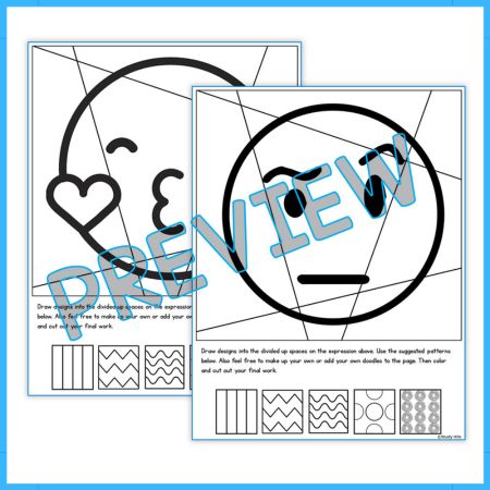 Emoji Expressive Faces worksheet