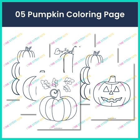 Halloween Pumpkin Coloring Pages template