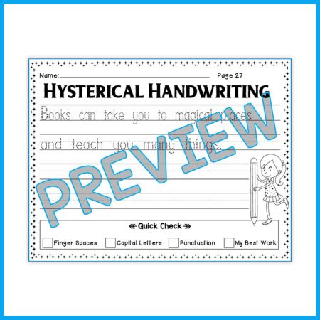 Hysterical Handwriting