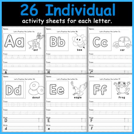 Letter Formation Practice Worksheets