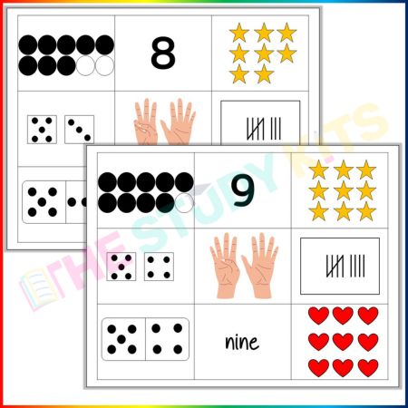 Matching Number Cards little learner