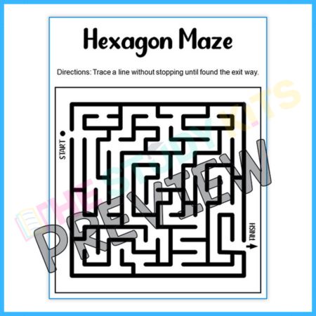 Mindful Labyrinth Maze Clip Art and Templates