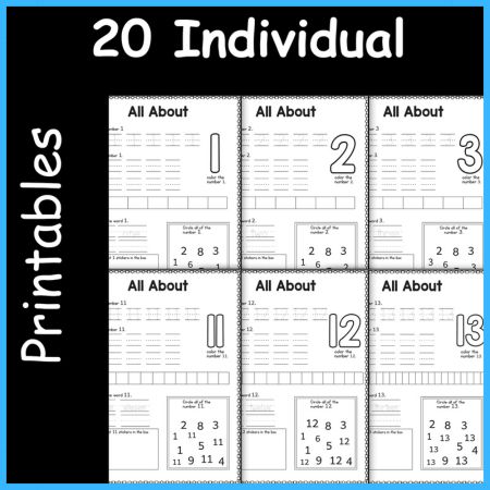 Number Books 1-20