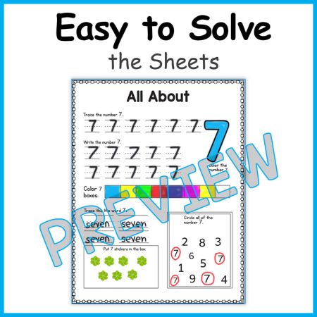 Number Worksheet with 1-20