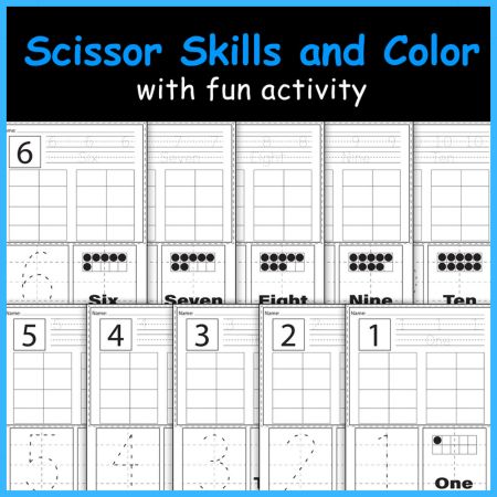 Numbering Puzzle Activity Sheet