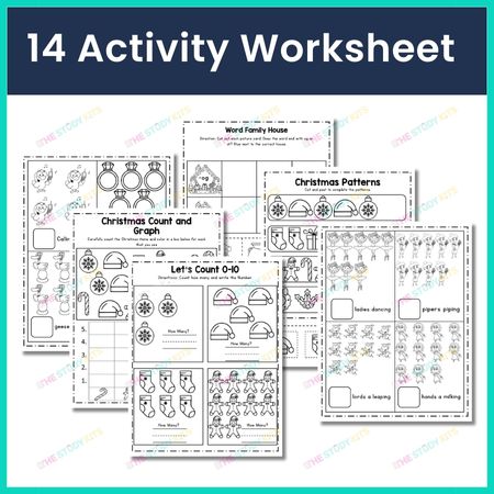 Christmas Worksheets for Kindergarten