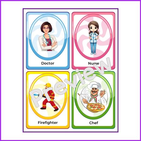 Community Helpers Flashcards Activities