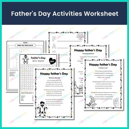 Father's Day Poems & Activities Worksheets