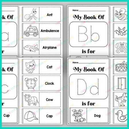 Flip Books for Teaching Alphabet and Sounds worksheet