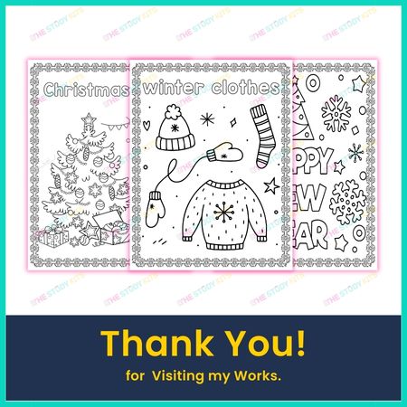 Holiday Winter Coloring worksheet