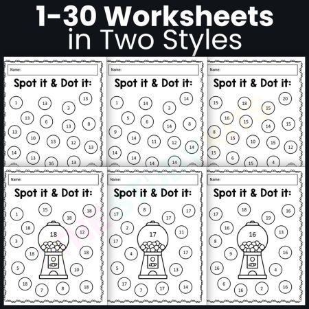 Morning Work Math Center worksheets