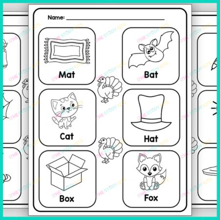 Thanksgiving CVC Rhyming Words Activity