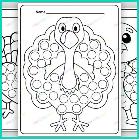 Turkey Dot Marker Activities worksheet