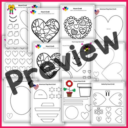 heart craft for preschoolers learner